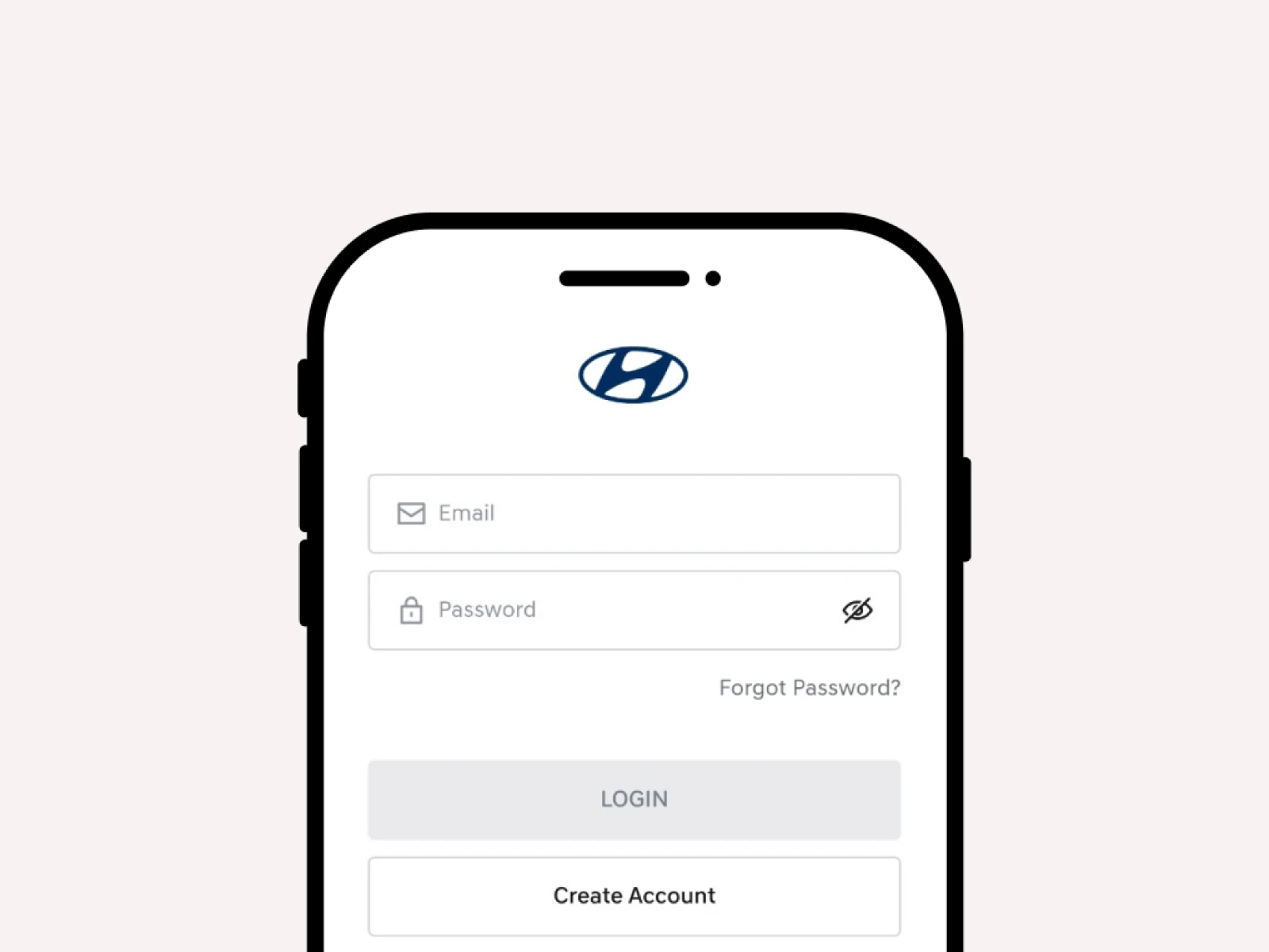 Hyundai Myhyundai App Create Account Smartphone Background Light Sand (1)
